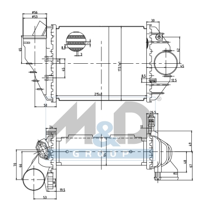 [995331] Intercooler, échangeur