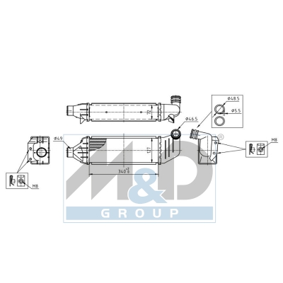 [995335] Intercooler, échangeur