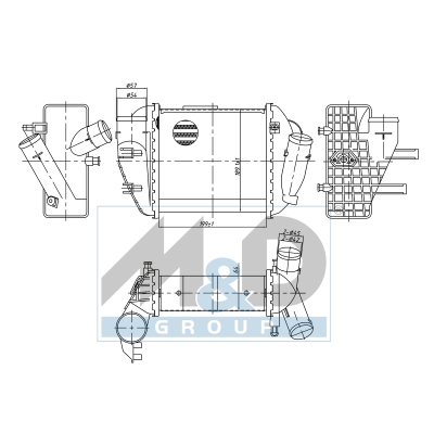 [995345] Intercooler, échangeur