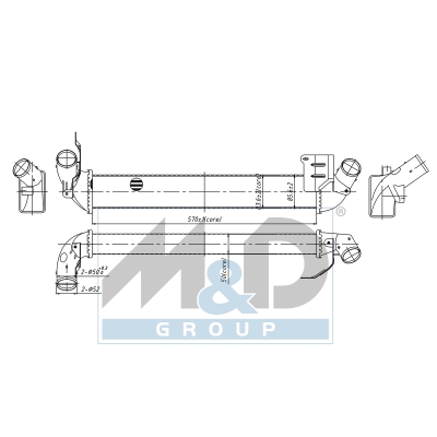 [995347] Intercooler, échangeur