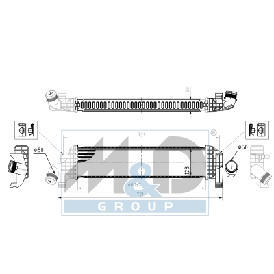 [995355] Intercooler, échangeur