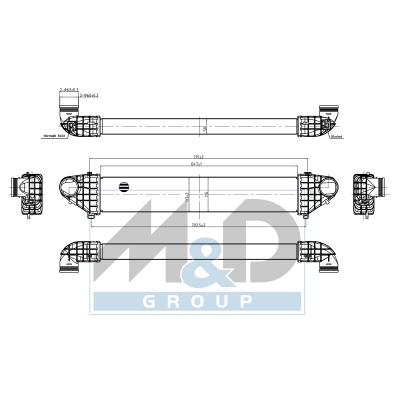 [995356] Intercooler, échangeur
