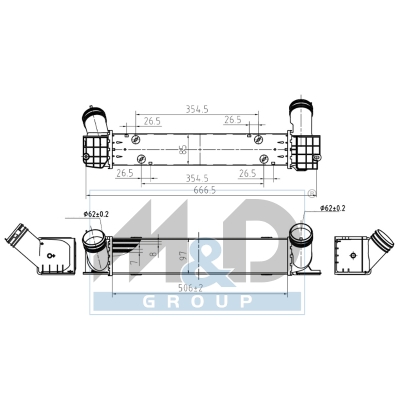 [995358] Intercooler, échangeur