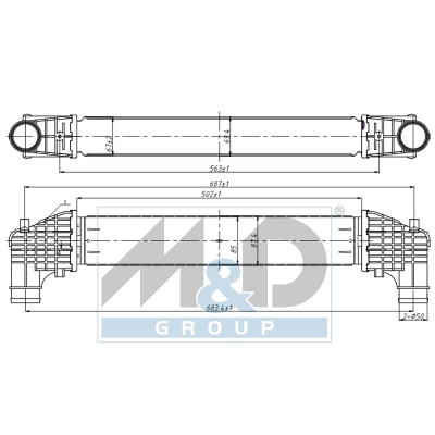[995372] Intercooler, échangeur