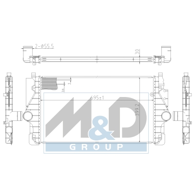 [995373] Intercooler, échangeur