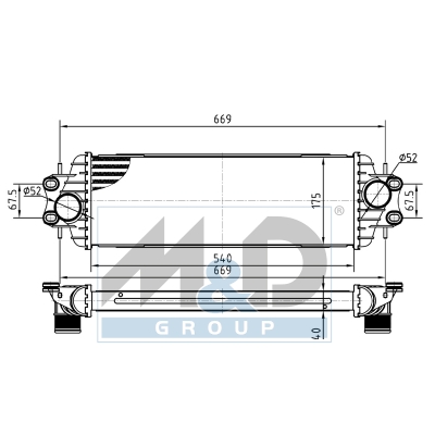 [995376] Intercooler, échangeur