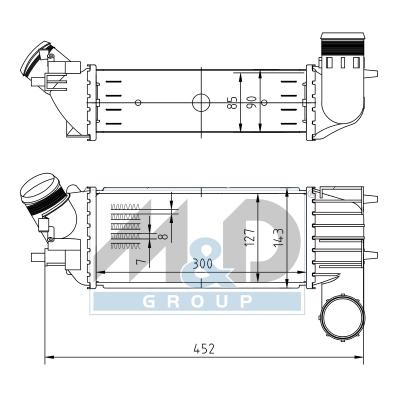 [995377] Intercooler, échangeur