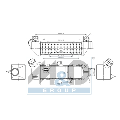 [995380] Intercooler, échangeur