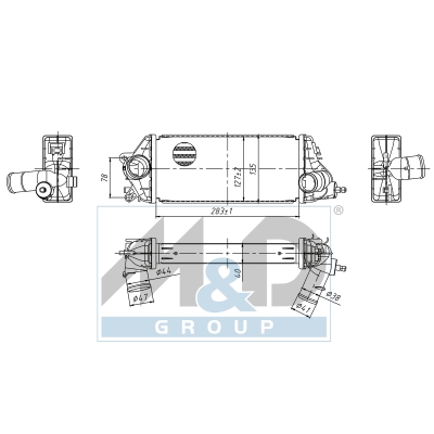 [995386] Intercooler, échangeur