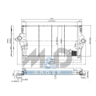 [995389] Intercooler, échangeur