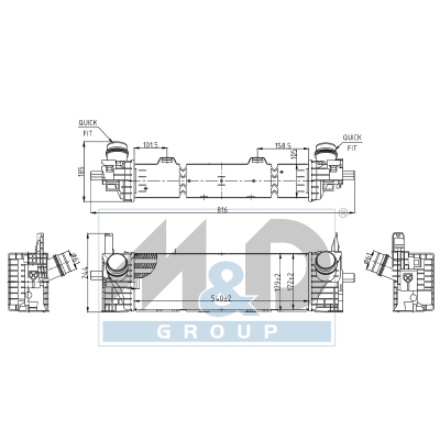 [995476] Charge Air Cooler