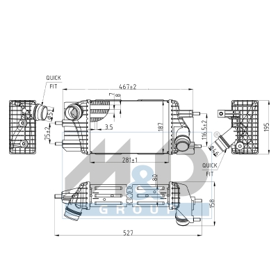 [995485] Charge Air Cooler