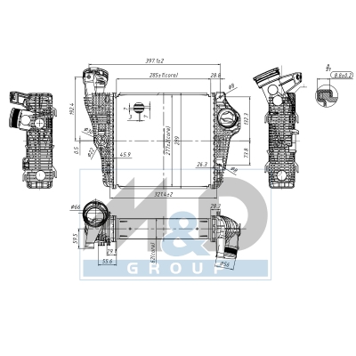 [995486] Intercooler, échangeur