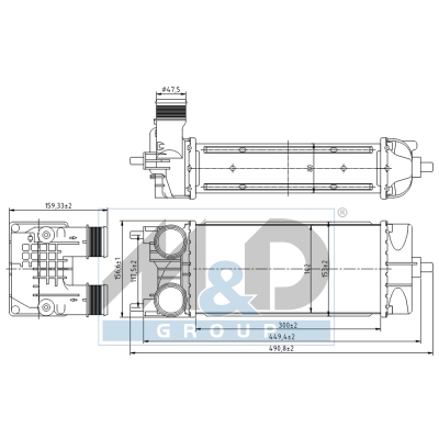 [995501] Charge Air Cooler