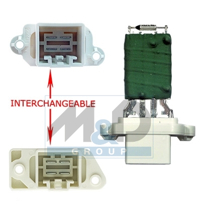 [667376] Resistor, interior blower