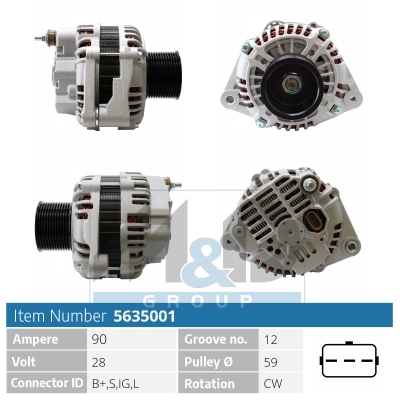 [5635001] Alternator