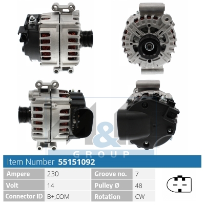 [55151092] Alternator