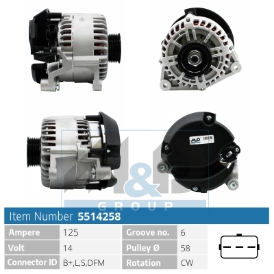 [5514258] Alternator