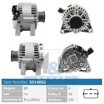 [5514052] Alternator