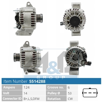 [5514288] Alternator