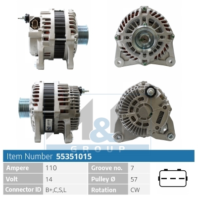 [55351015] Alternator