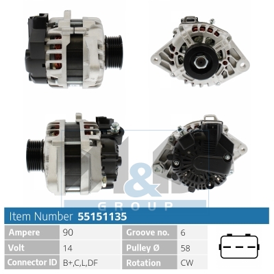 [55151135] Alternator