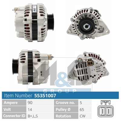 [55351007] Alternator