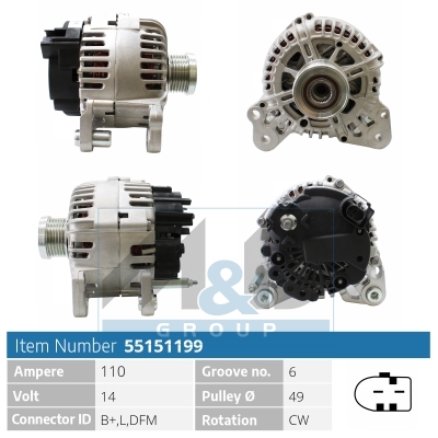[55151199] Alternator