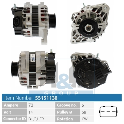 [55151138] Alternator