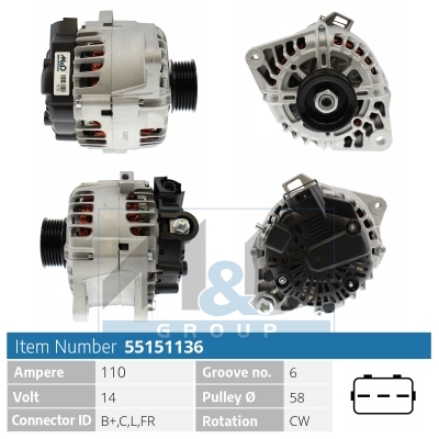 [55151136] Alternator