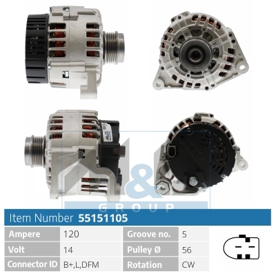 [55151105] Alternator