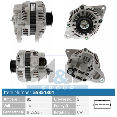 [55351301] Alternator