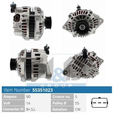 [55351023] Alternator