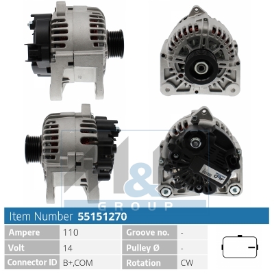 [55151270] Alternator
