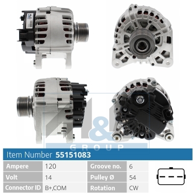 [55151083] Alternator