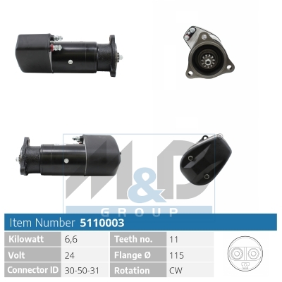 [5110003] Starter motor