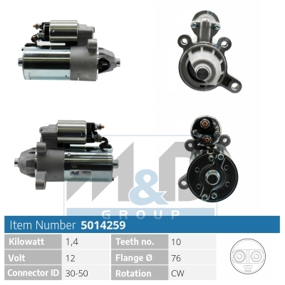 [5014259] Starter motor
