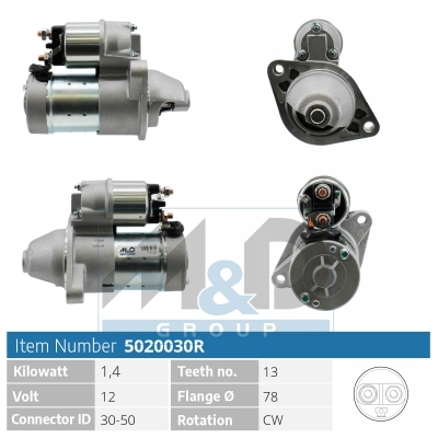 [5020030R] Starter motor