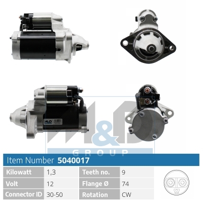 [5040017] Starter motor