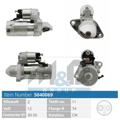 [5040069] Starter motor