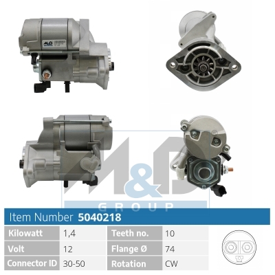 [5040218] Starter motor