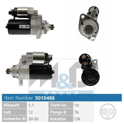[5010488] Starter motor