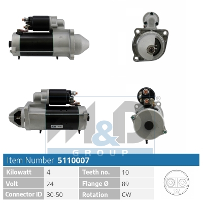 [5110007] Starter motor