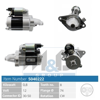 [5040222] Starter motor