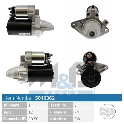 [5010362] Starter motor