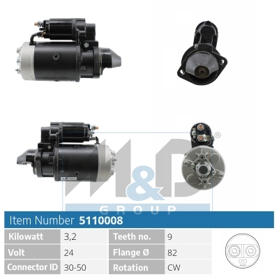 [5110008] Starter motor