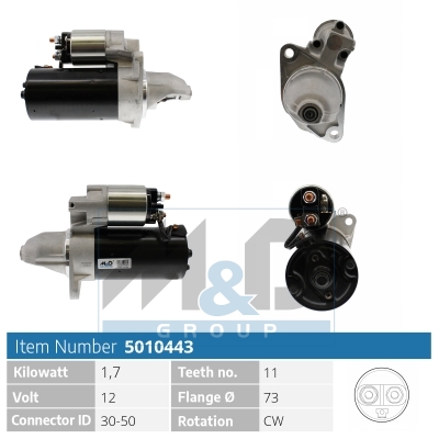 [5010443] Starter motor