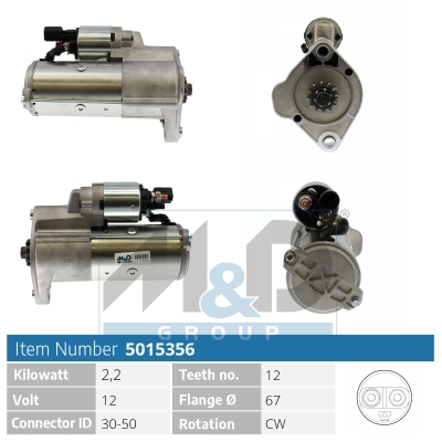 [5015356] Starter motor