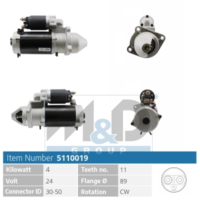 [5110019] Starter motor