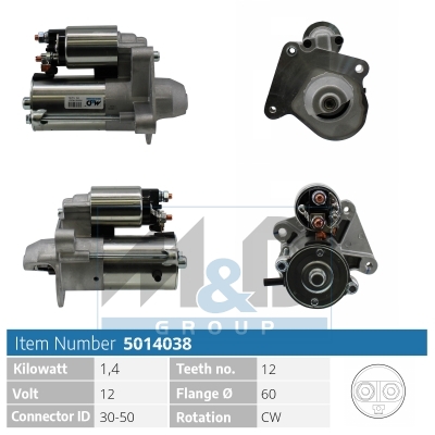 [5014038] Starter motor